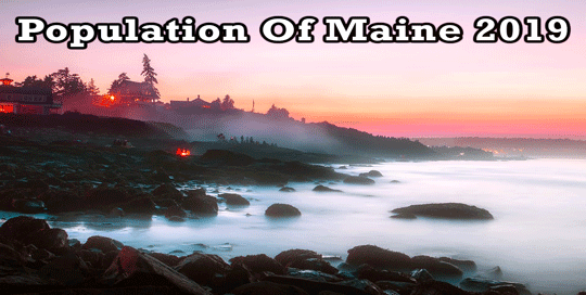 population of Maine 2019